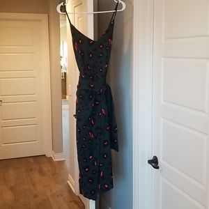 Jade Leopard Print Wrap Dress